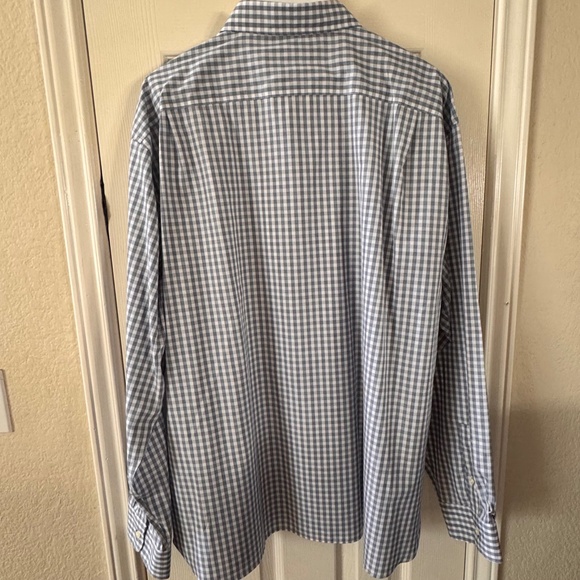 JOS.A.Bank Reserve Traditional Fit  Dress Shirt 3X Checkered  100% Cotton - Picture 2 of 6